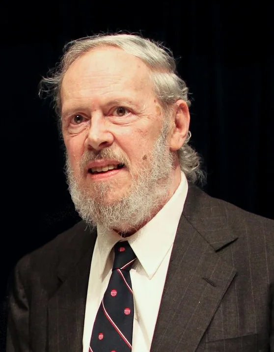 Portrait of Dennis Ritchie, designer of C and co-creator of Unix