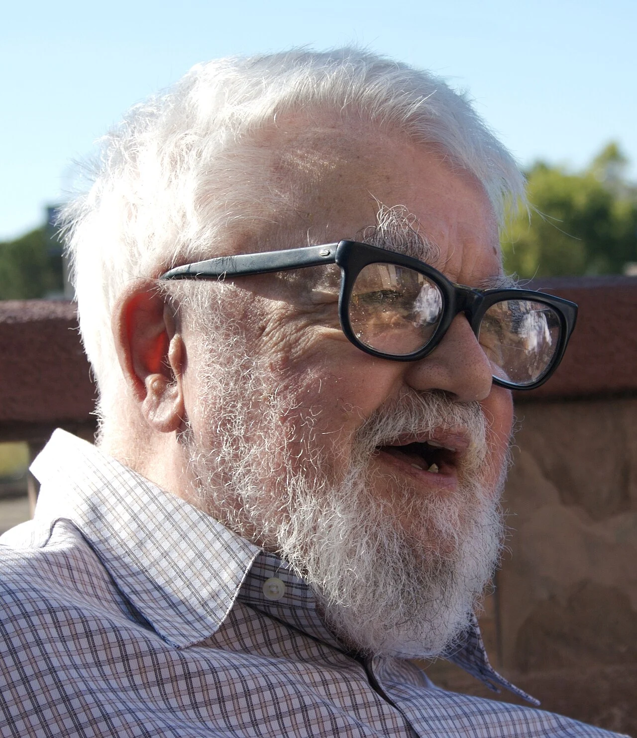 Portrait of John McCarthy at Stanford in 2006