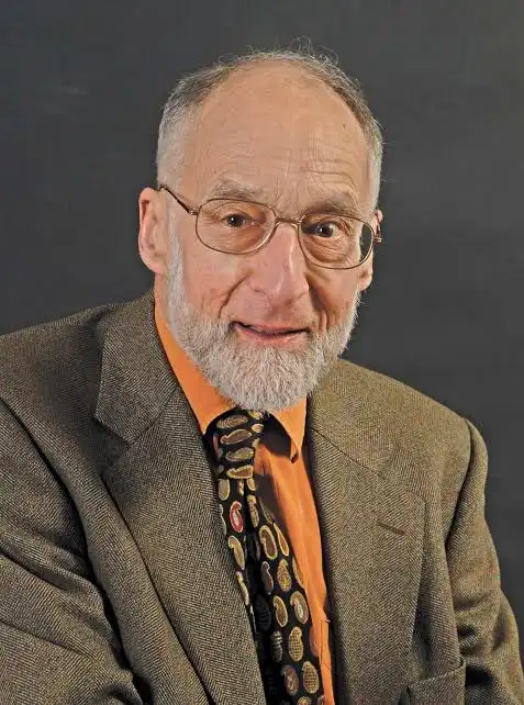 Portrait of Robin Milner before notation evoking types and concurrent processes